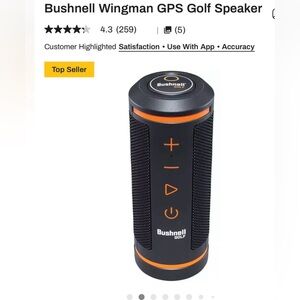 Bushnell wingman GPS- EUC Portable Bluetooth Speaker